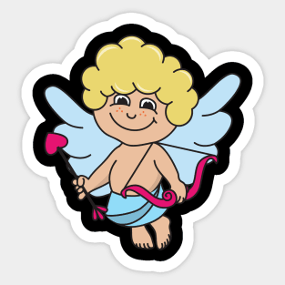 Valentine's Day Cupid Sticker